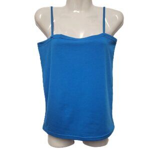 BLUE Spaghetti Strap Camisole Sky Blue Tank Top - New Without Tags- One Size